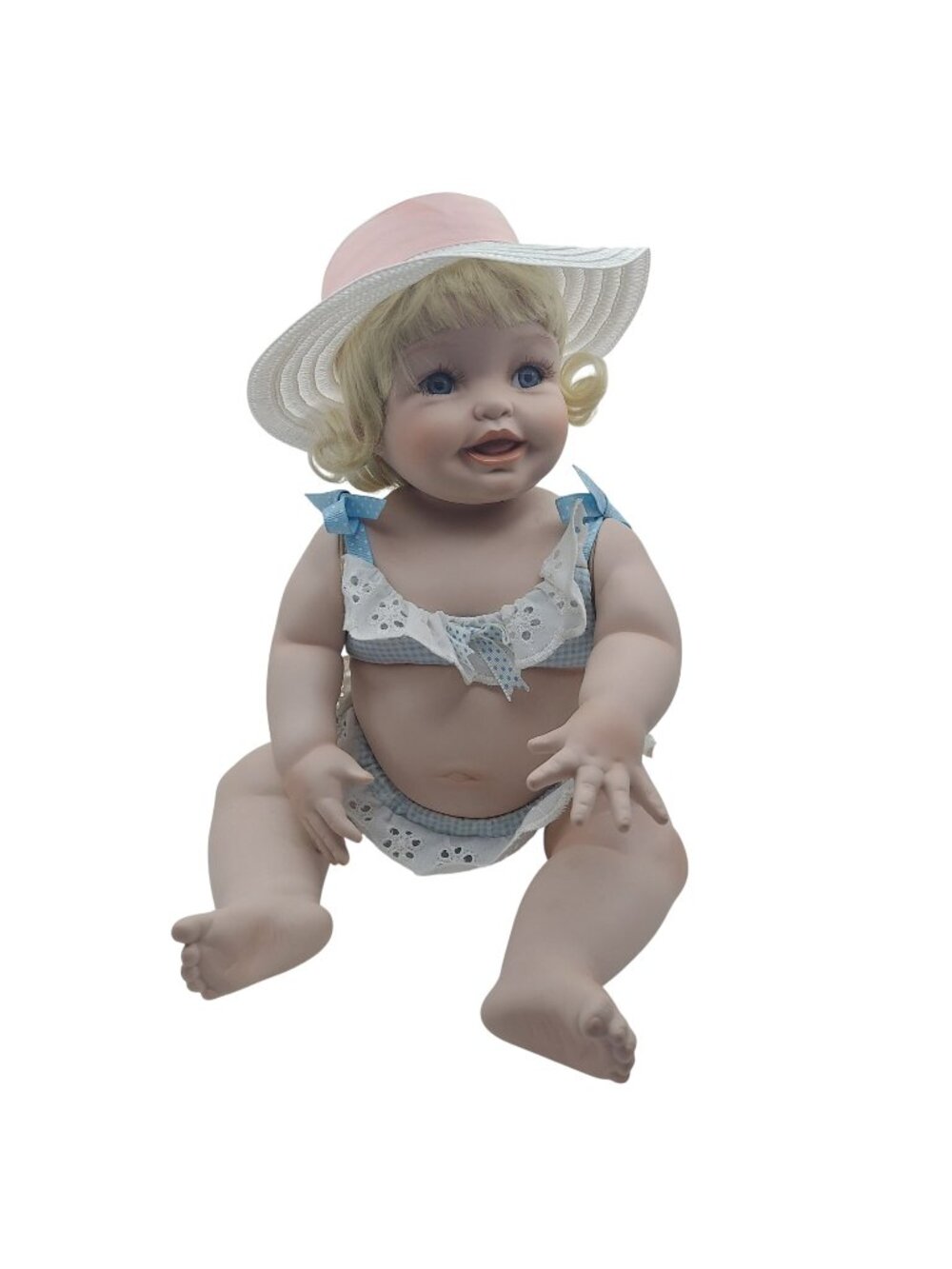 Sally Porcelain Beach Baby Doll Hamilton Collection Cindy Marschner Rolfe 1995